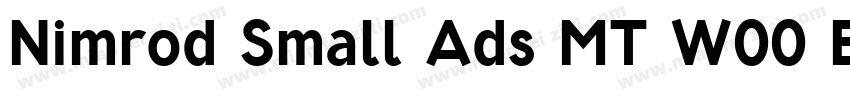 Nimrod Small Ads MT W00 Ext字体转换